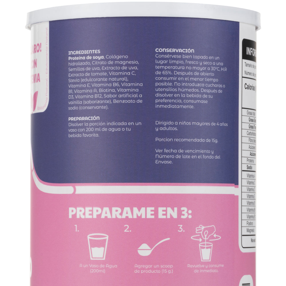 Colágeno Hidrolizado Vainilla 500gr