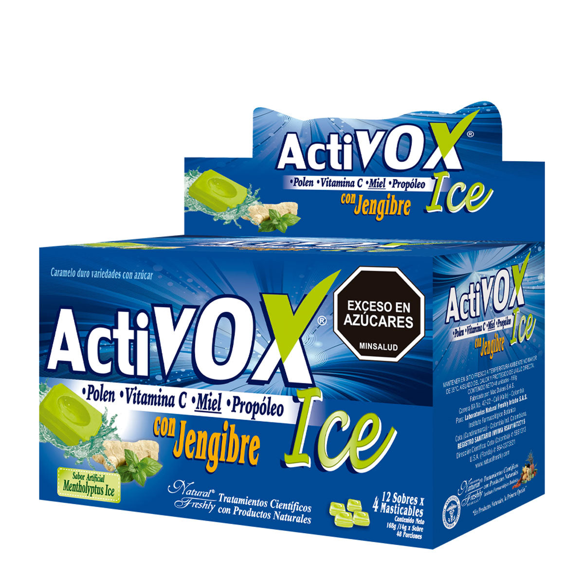 Activox ice jengibre mentholyptus maticable 1 sobre