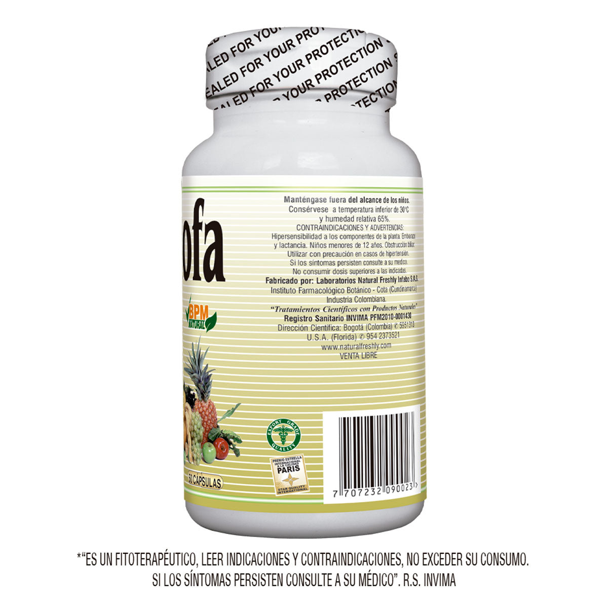 alcachoFa oFerta, Frasco x 50 lleve 75 cap x 500mg