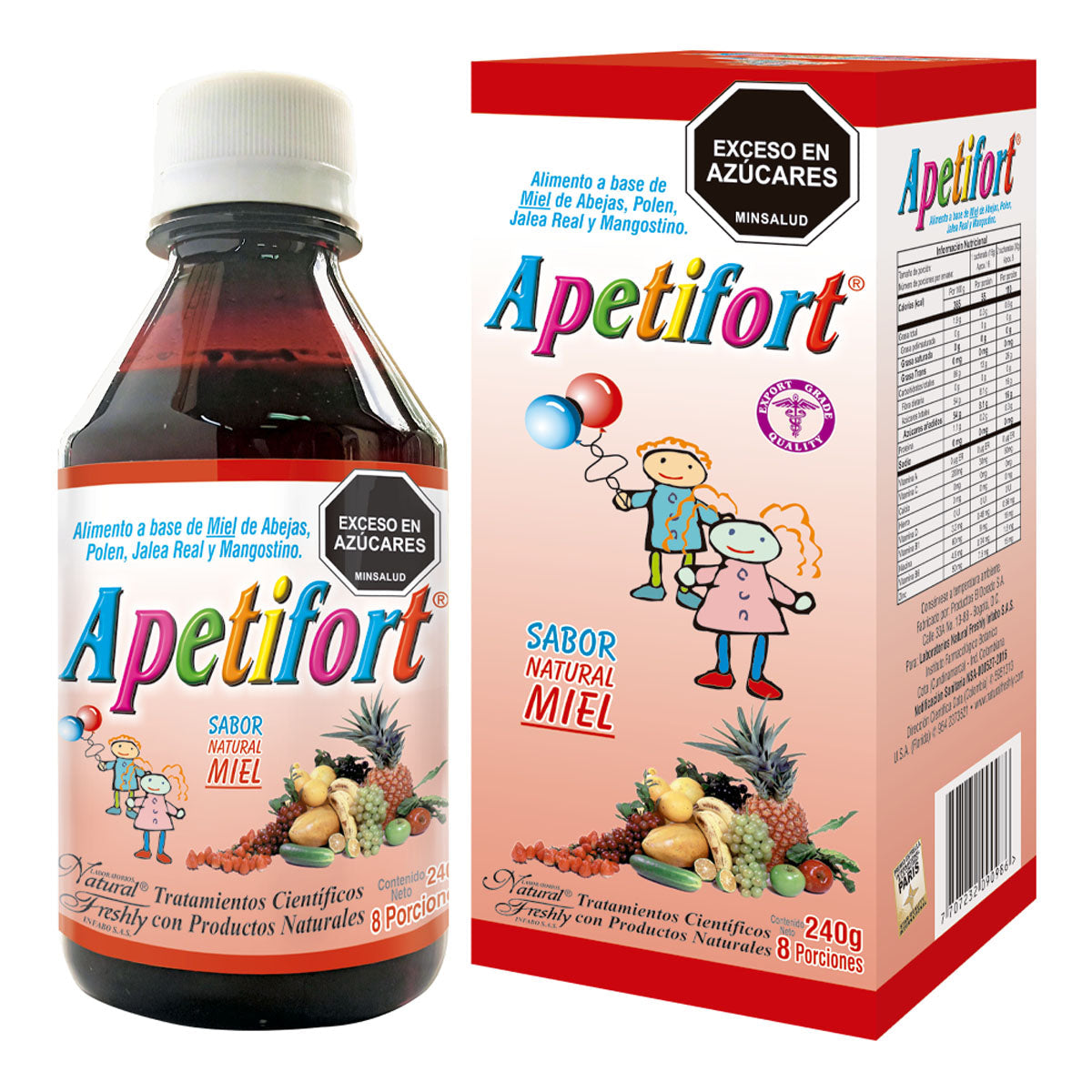 ApetiFort jarabe, Frasco x 240ml