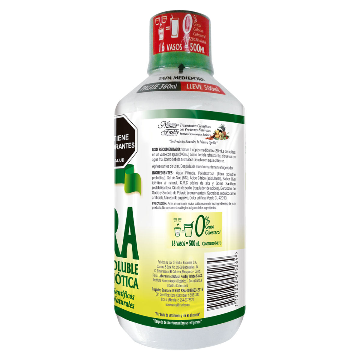 Bebida Funcional concentrada de aloe vera