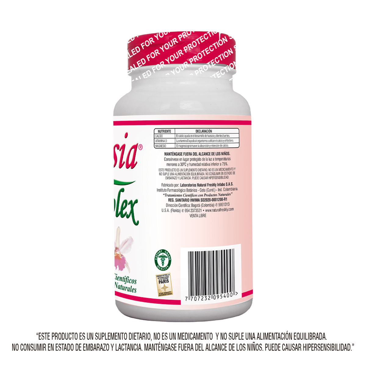 Freshlypausia complex Formula reForzada, Frasco x50