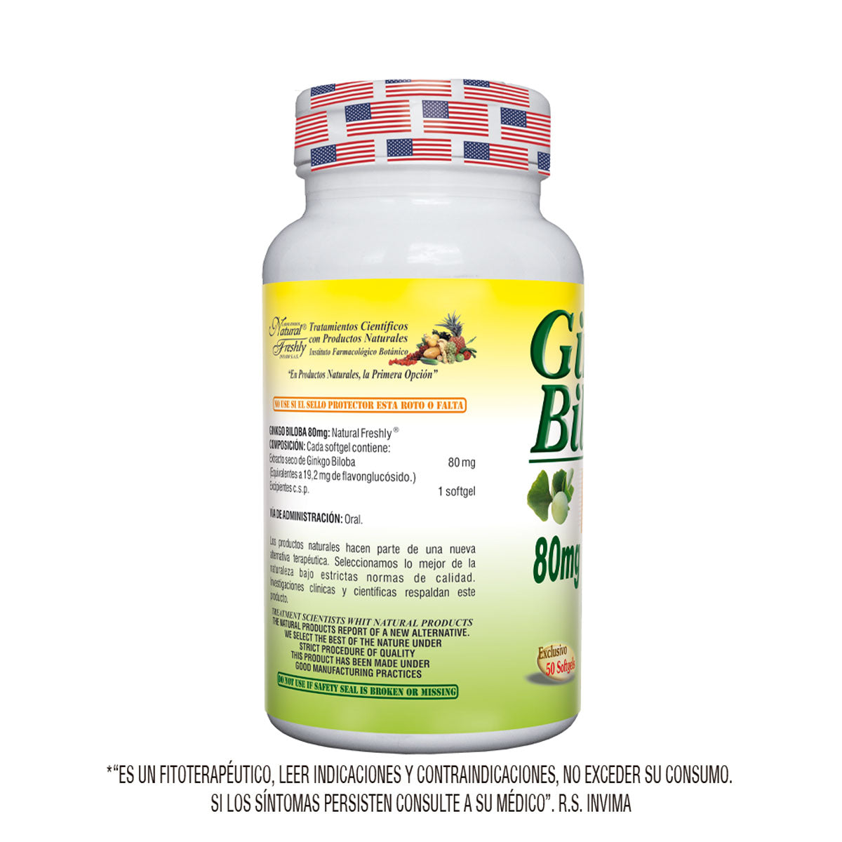 Ginkgo biloba Forte x 80mg x 50 soFtgels