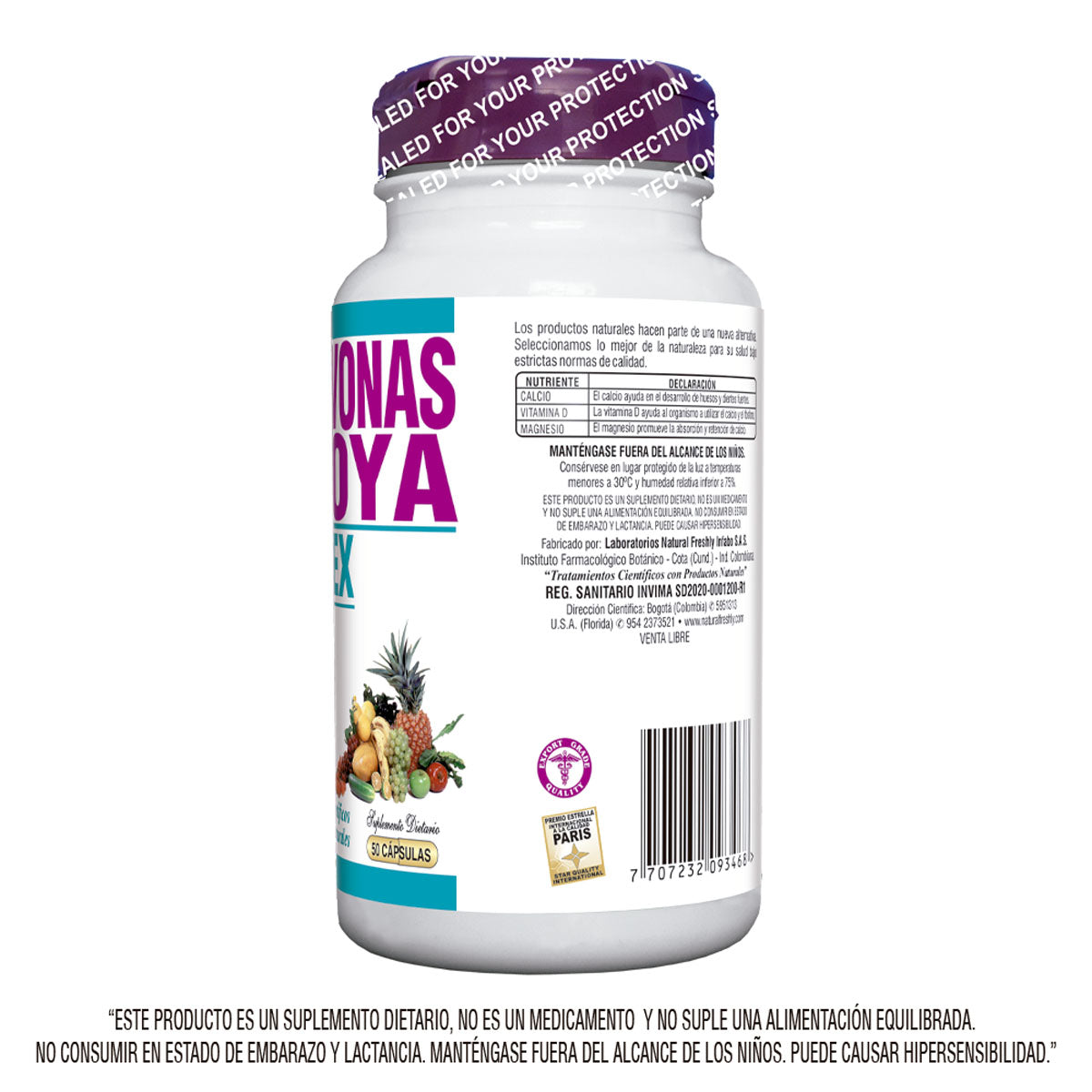 IsoFlavonas de soya Frasco x50 soFtgels usa