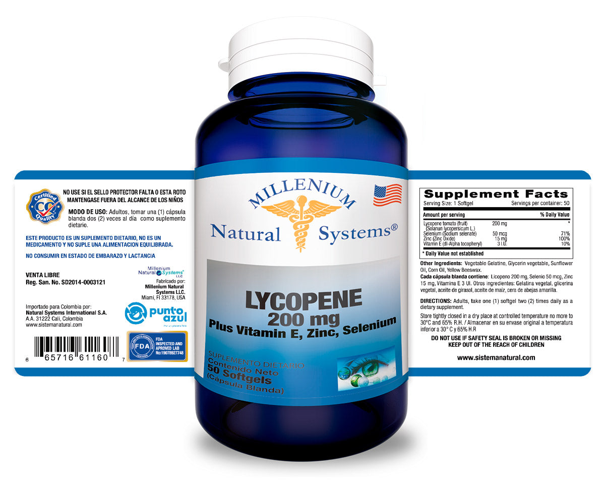Lycopene 200 Mg 50 Sg Systems