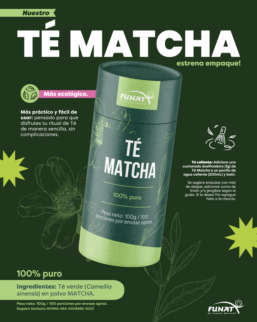 Té Matcha 100gr COFRE