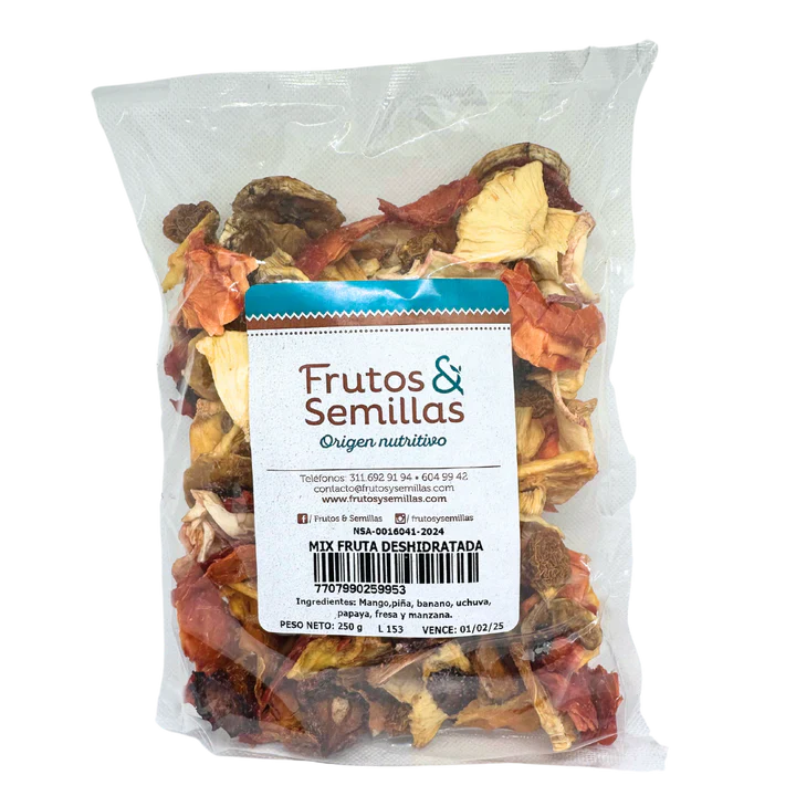 Mix Fruta Deshidratada X 250 Gr
