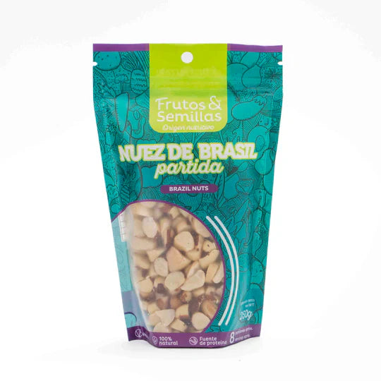 Nuez Brasil Partida 250 Gr Zipper
