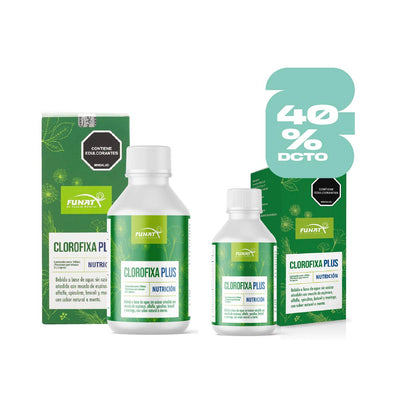 Por la compra de clorofixa plus x 500 ml lleva clorofixa plus x 240 ml con un 40% de descuento