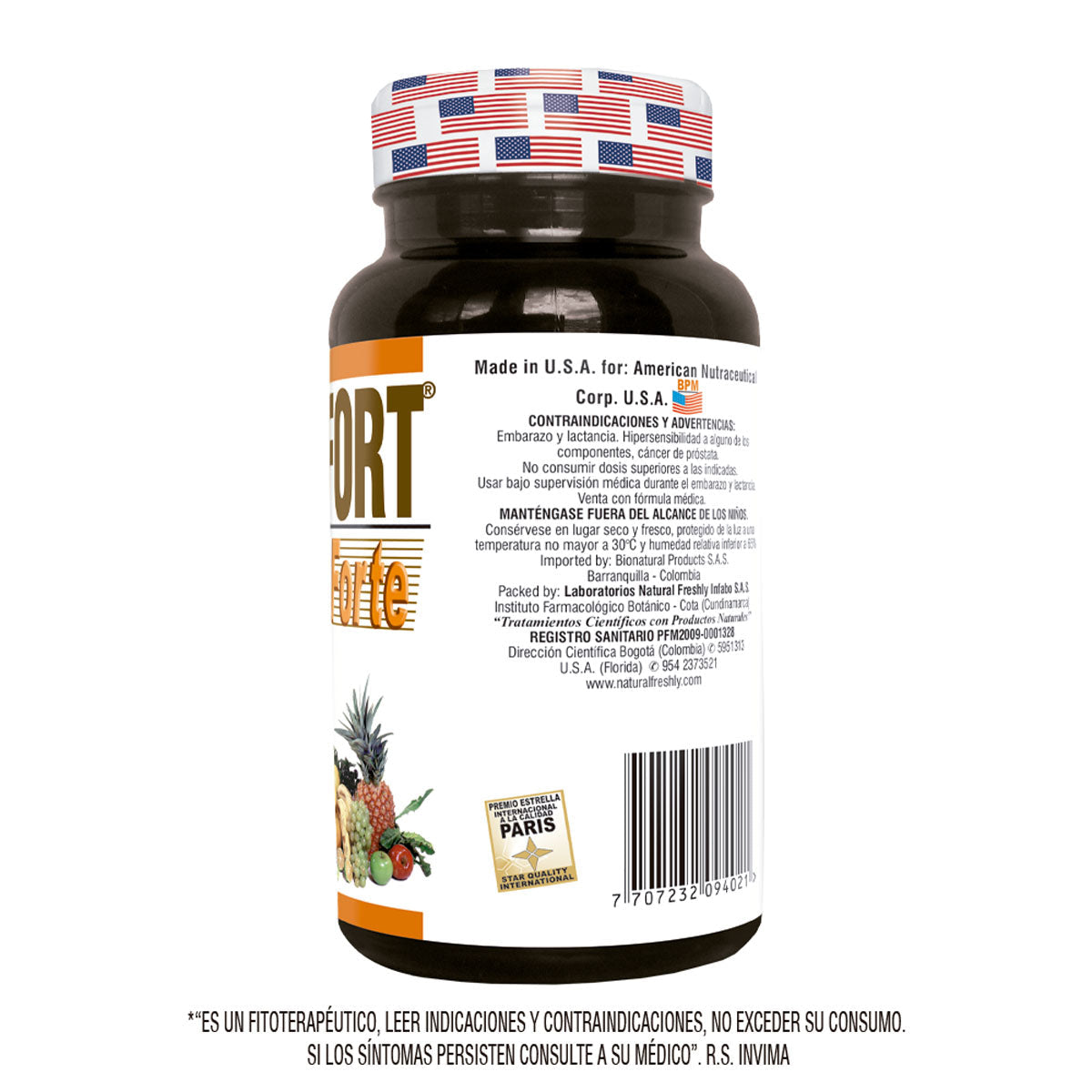 prostaFort Fortex160mg Frasco50 soFtgels made in usa