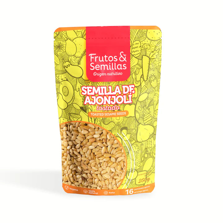 Semilla De Ajonjoli Tostado X 250 Gr