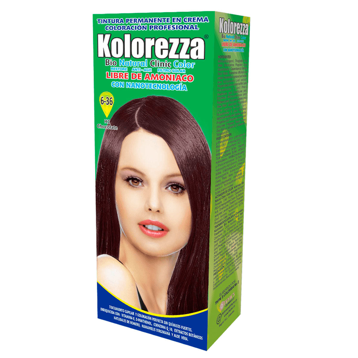 tinte permanente Crema kit chocolate