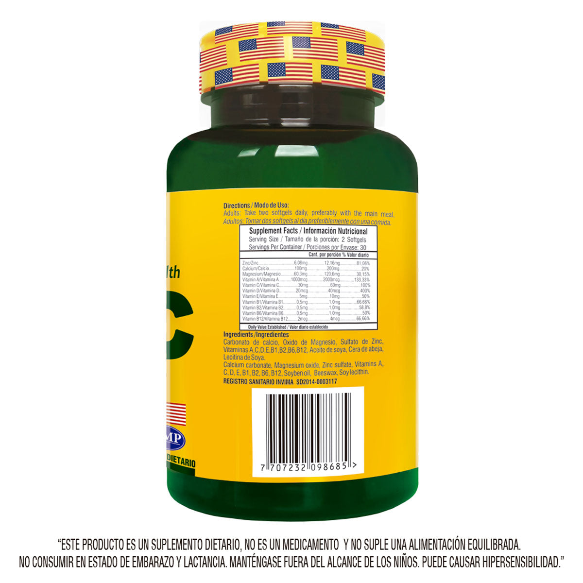 zinc complex natural medicine x 60 soFtgel