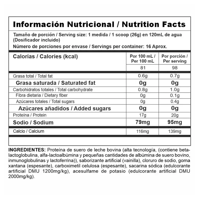 Bipro Classic Vainilla 0.9Lb