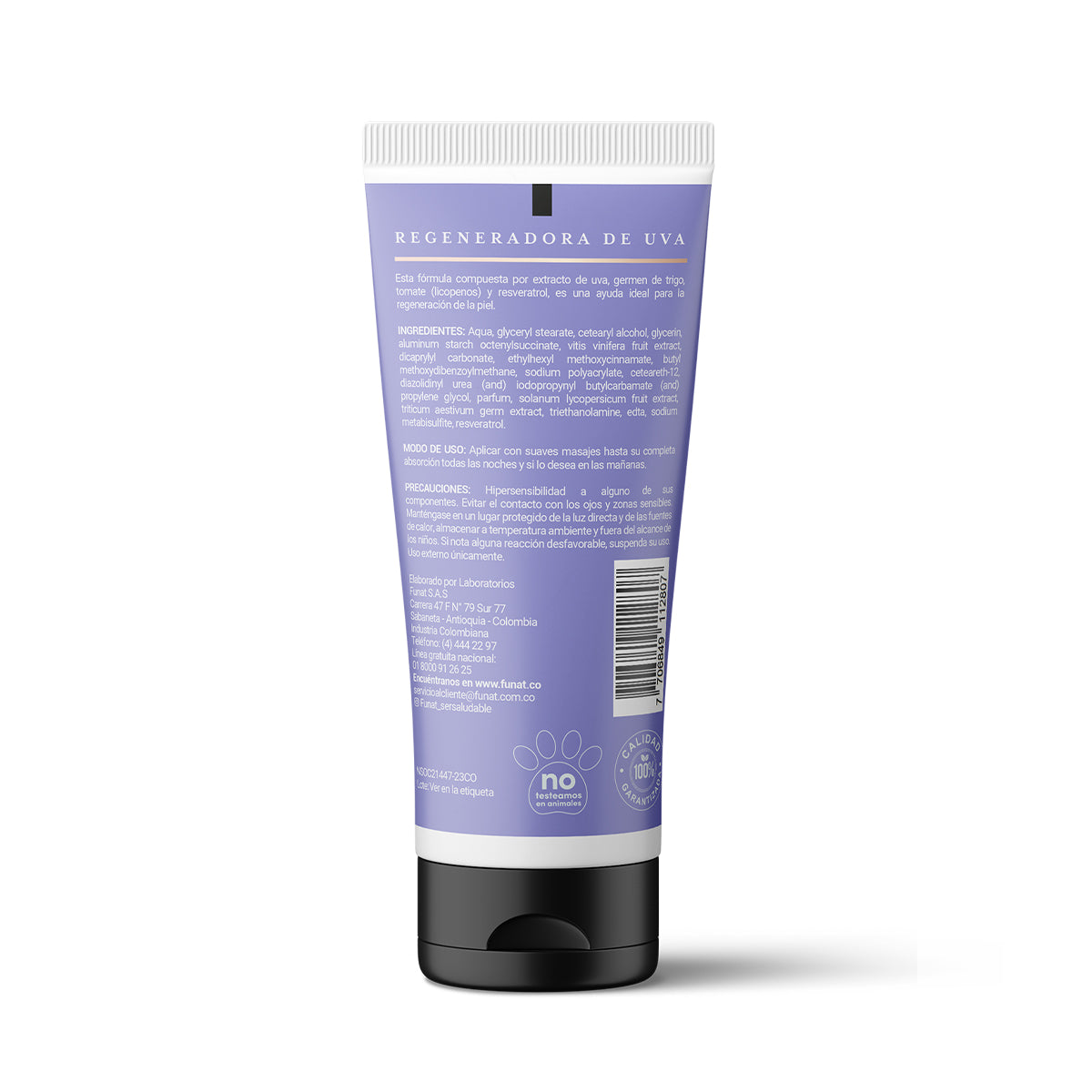 Crema facial regeneradora de uva 60gr - 15% Off