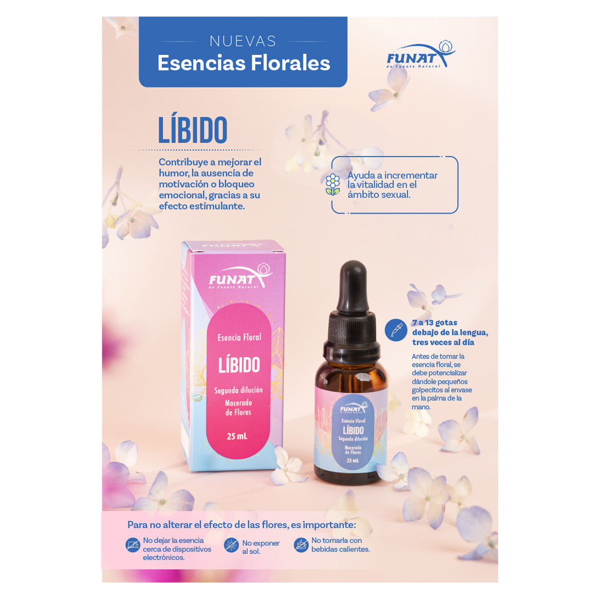 Esencia floral libido 25ml