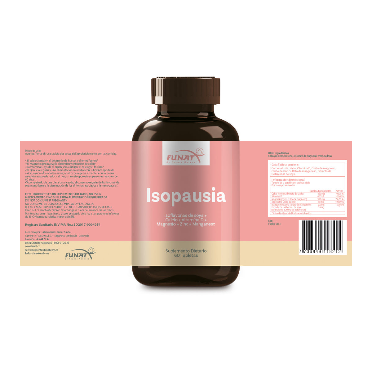 ISOPAUSIA X 60 TABLETAS