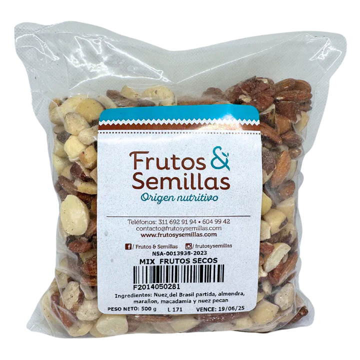 Mix Frutos Secos X 100 Gr