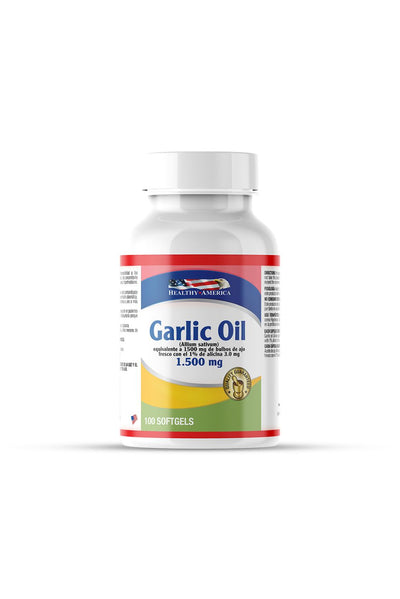 Garlic Oil 1.500 mg
(100 Softgels)