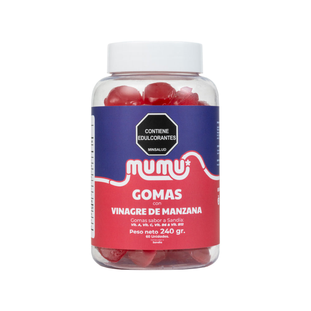 GOMITAS VINAGRE DE MANZANA 240 GR MUMU