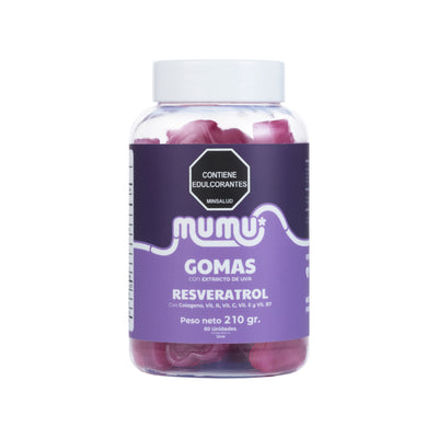 GOMITAS RESVERATROL 210 GR MUMU