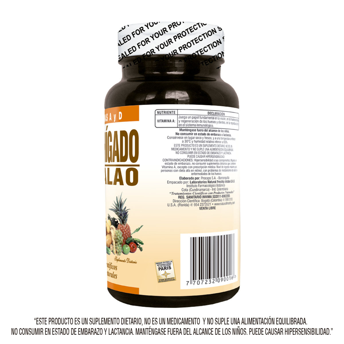 Aceite hígado de bacalao, Frasco x 60 soFtgels - 15% Off