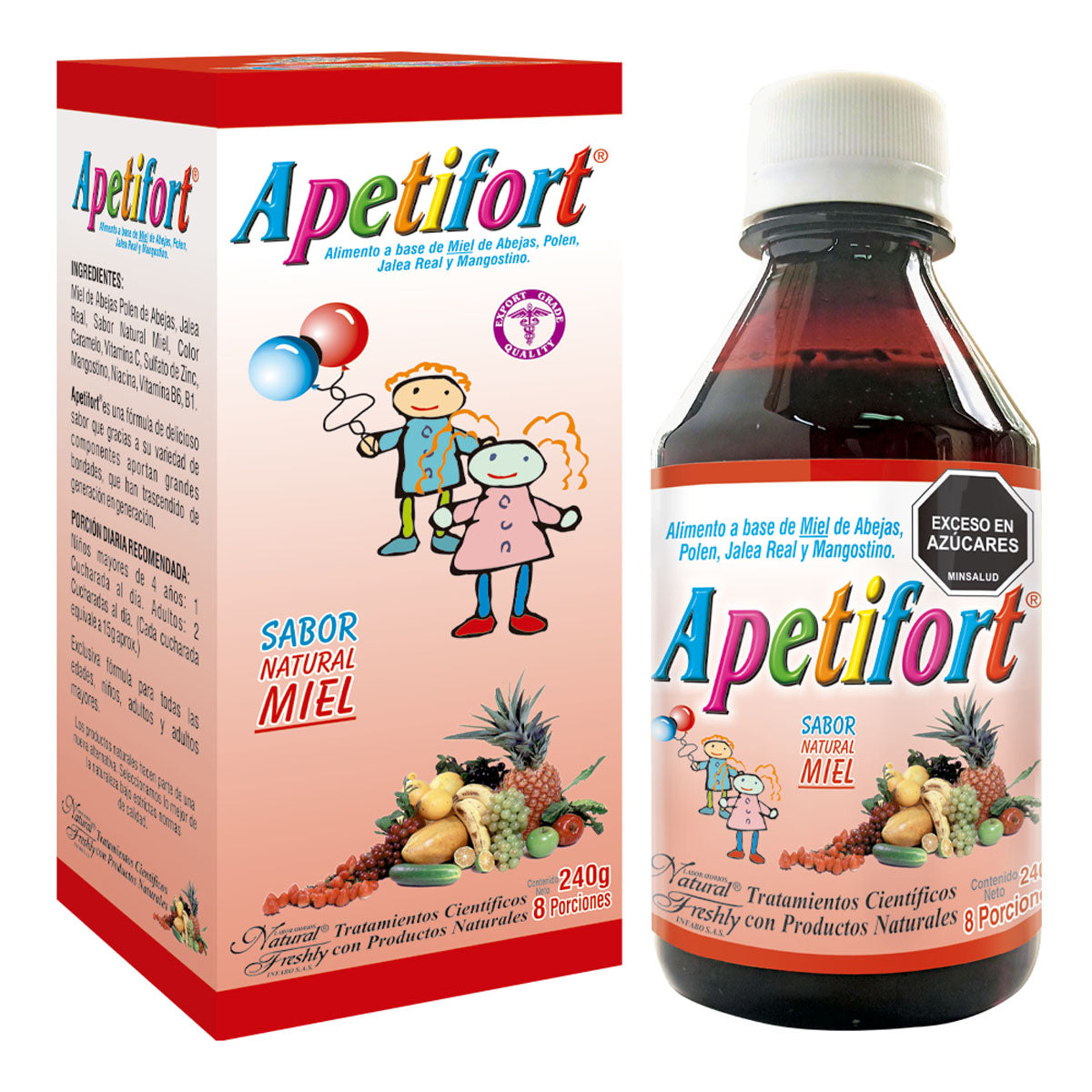 ApetiFort jarabe, Frasco x 240ml