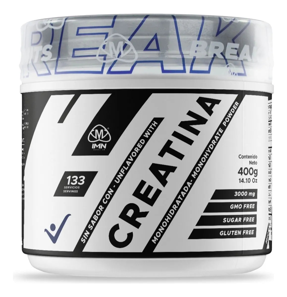 Imn Creatina Sin Sabor 400 Gr