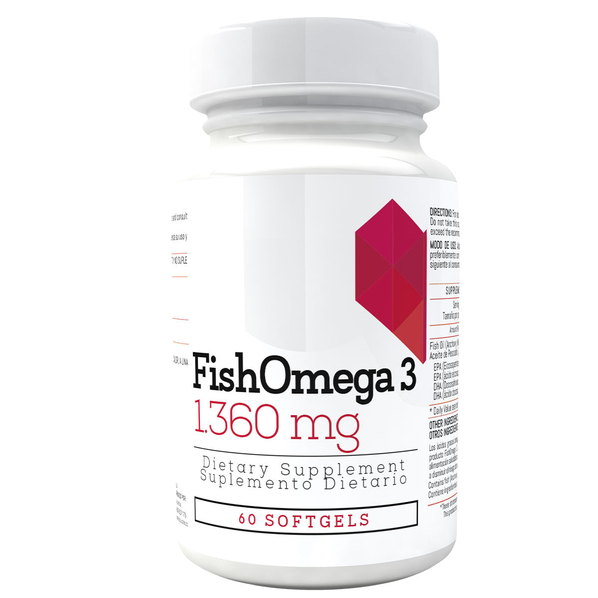 Fish Omega 3 
1.360 mg
(60 Softgels)