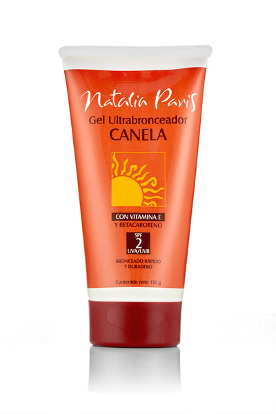 Gel bronceador canela spf 2 x 130gr