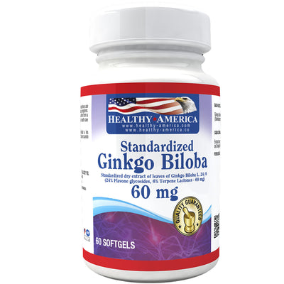 Ginkgo Biloba 80 mg
(60 Softgels)