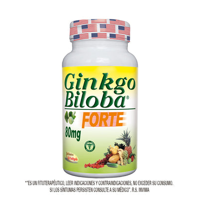 Ginkgo biloba Forte x 80mg x 50 soFtgels 