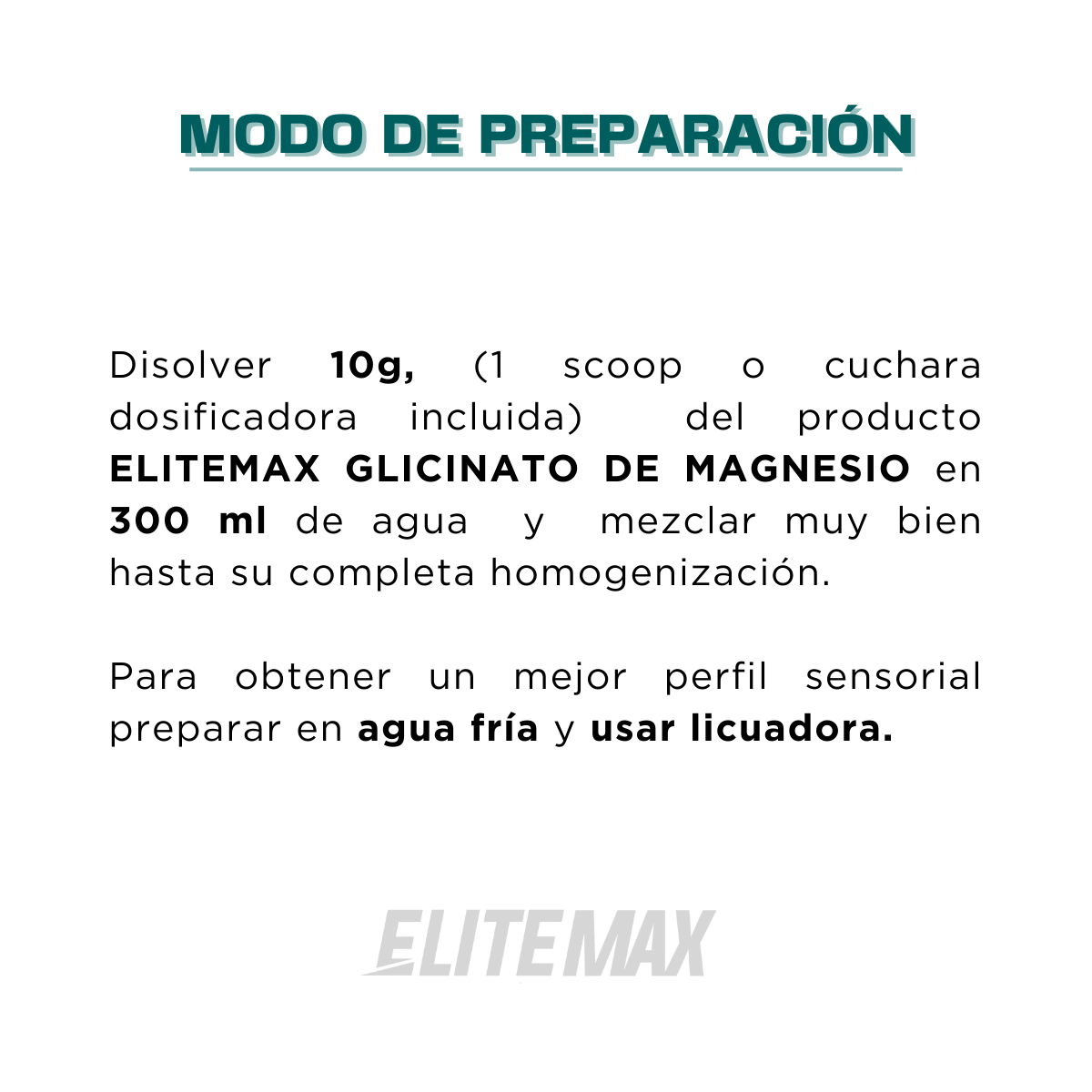 Glicinato de Magnesio x 300g
