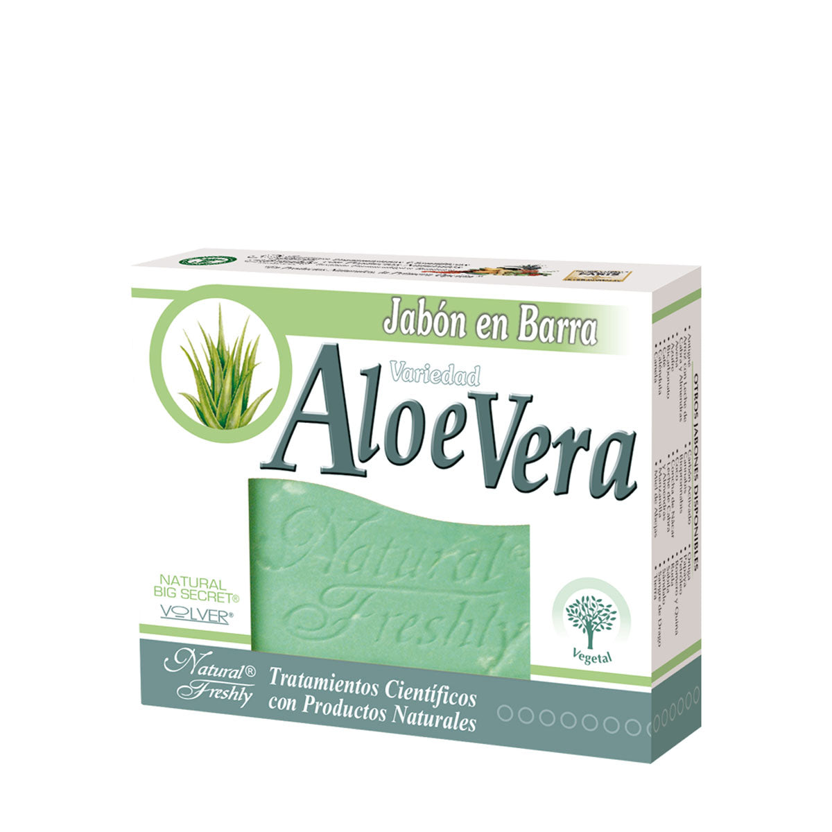 Jabón de aloe vera barra 90 gr