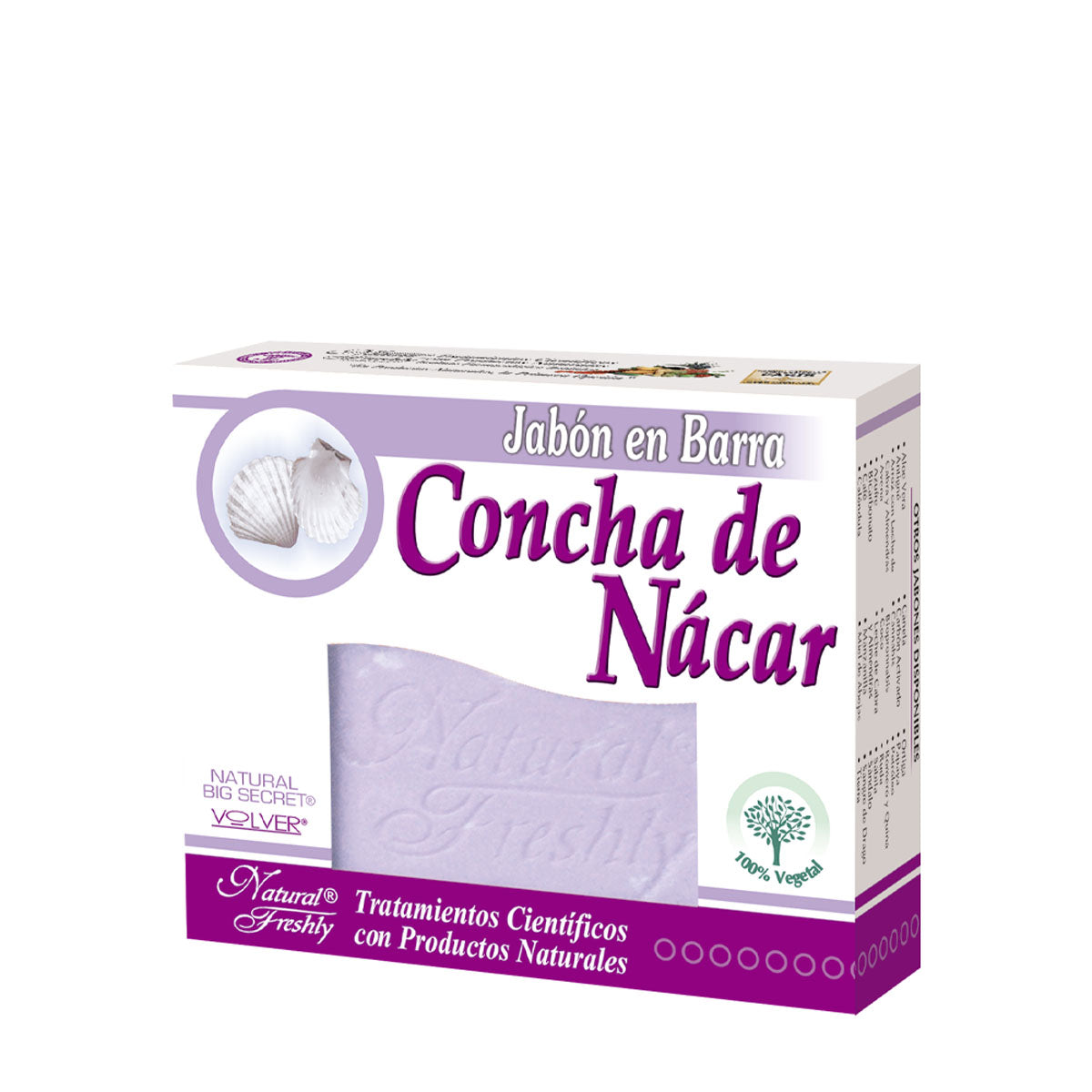 Jabón de concha de nacar barra x 90 g