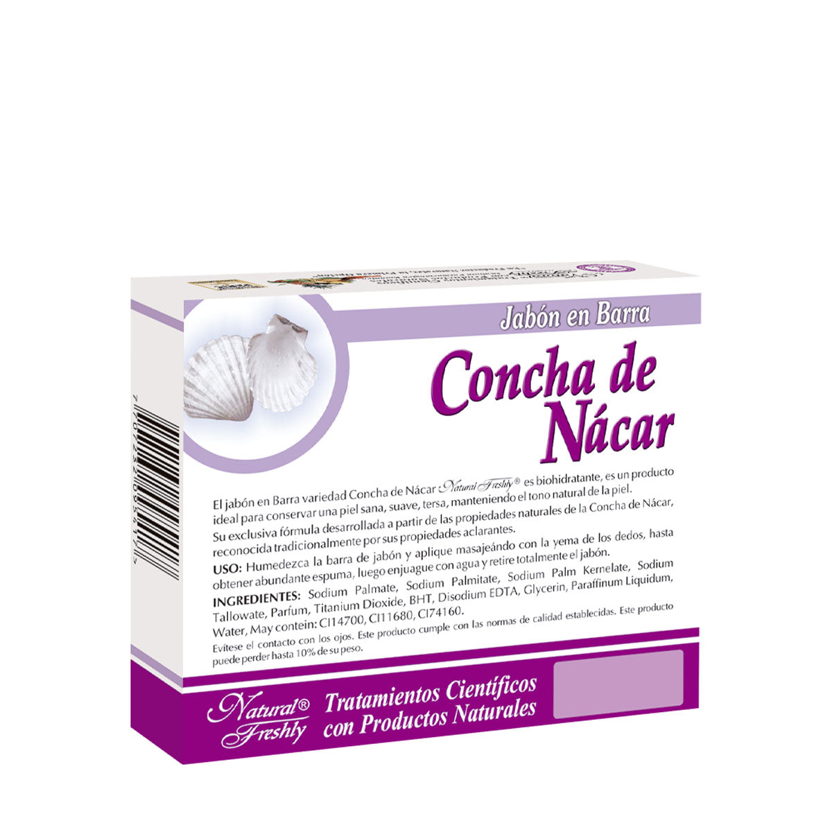 Jabón de concha de nacar barra x 90 g