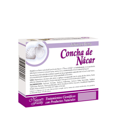 Jabón de concha de nacar barra x 90 g