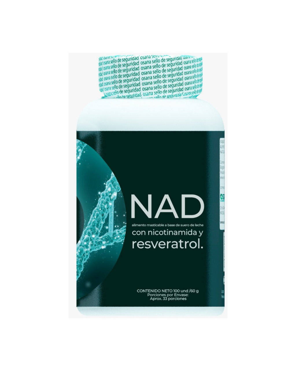 Nad+Reveratrol X 100 Unds