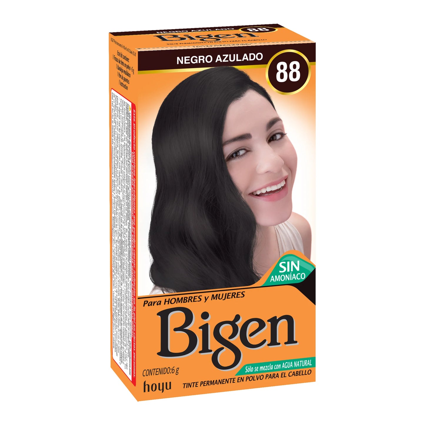 Bigen Negro Azulado 6G