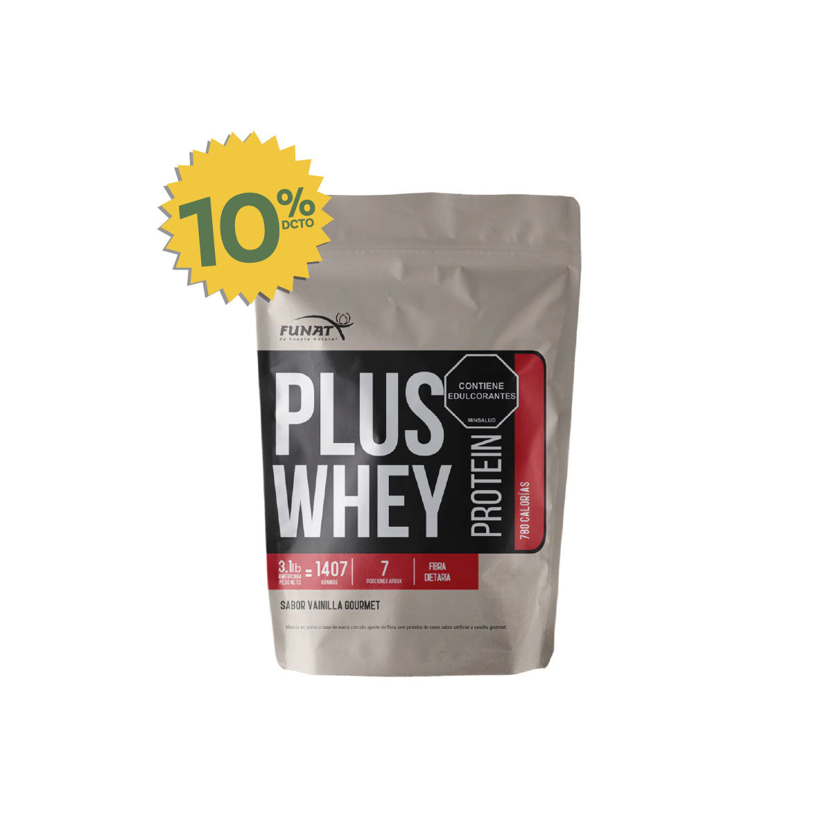 Funat Plus Whey Protein X 3.1 Lb