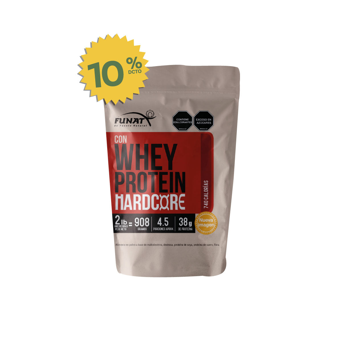 Whey protein Hardcore 2lb Chocolate