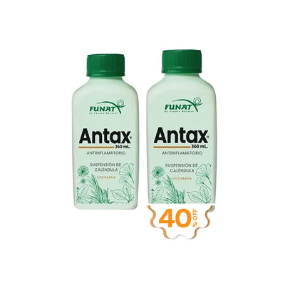 Antax x 360 ml lleva ka segunda unidad con un 40% Off