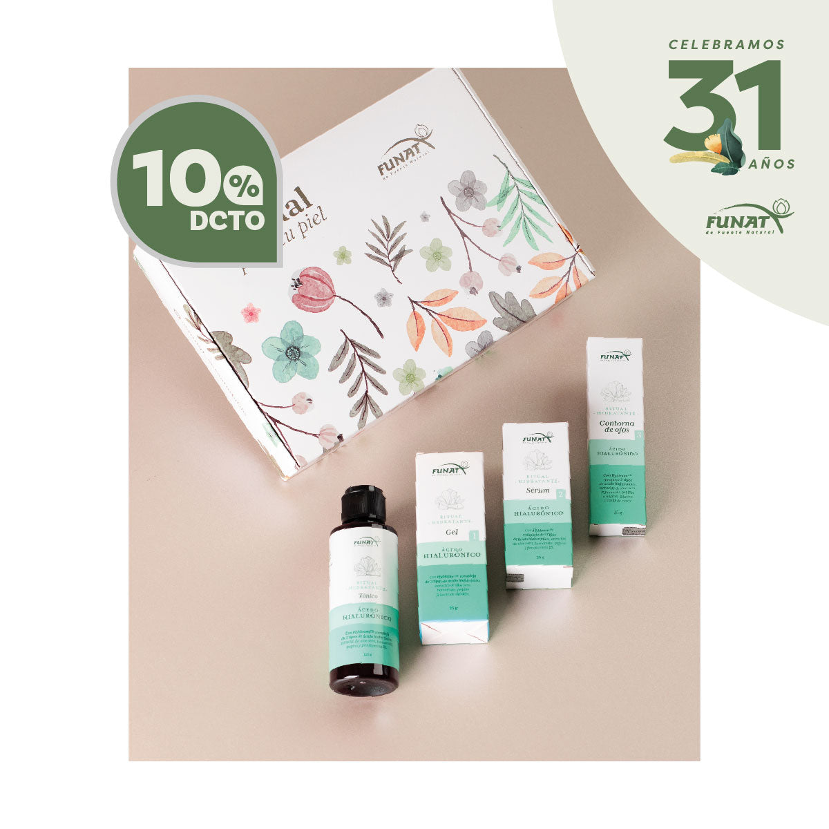 10% DESCUENTO KIT CAJA RITUAL HIDRATANTE