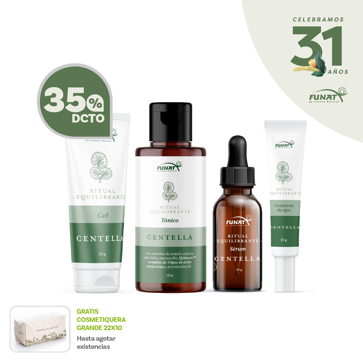 Lleva kit facial centella con el 35% Off