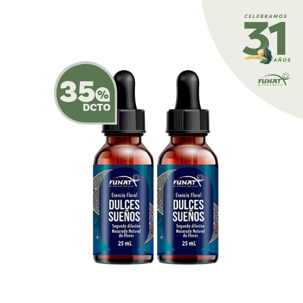 COMPRA ESENCIA FLORAL DULCES SUEÑOS X 25 mL LLEVA LA SEGUNDA UND CON 35% OFF