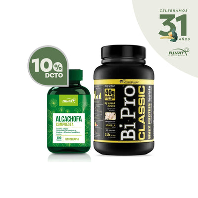 COMPRA BIPRO X 2 LB VAINILLA LLEVA ALCACHOFA COMPUESTA X 100 CAPSULAS CON 10% OFF