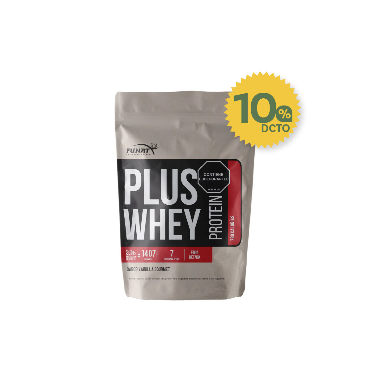 Funat Plus Whey Protein X 3.1 Lb