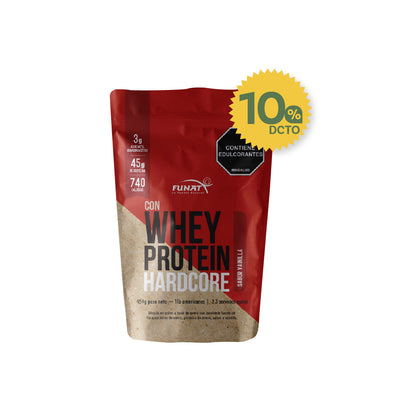 Whey Protein Hardcore 2lb Vainilla Funat 10% Off