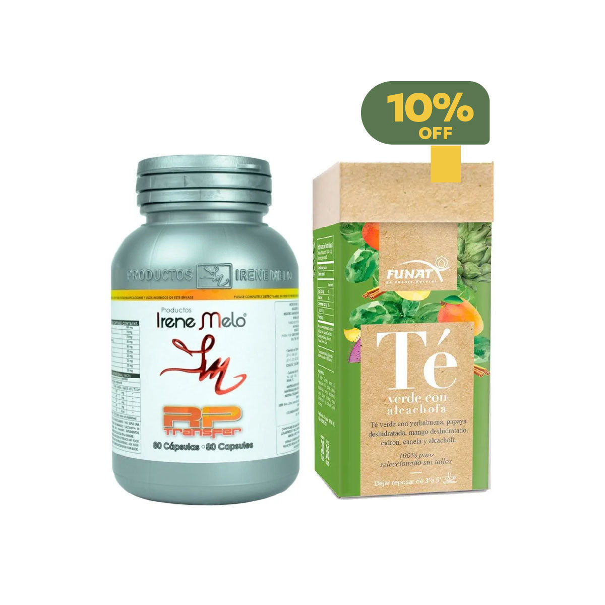 Compra Rp Transfer  Y  Lleva Te Verde Con Alcachofa Con 10% Off