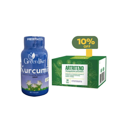 Compra Kurlumin-Curcuma Caps Y Lleva Artritend (Harpagofito) Con 10%Off